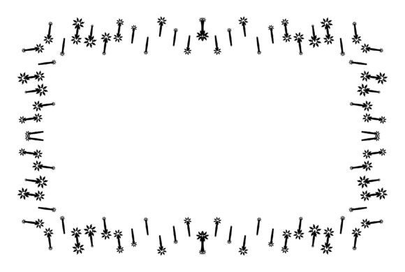 Elegant Wedding Frame Ornament for Every Creative Project