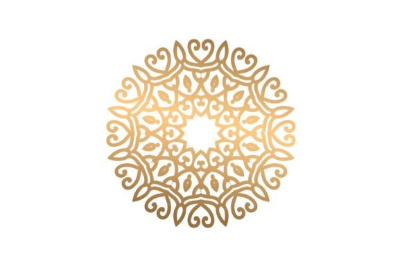 Ornamental Gold Mandala Wedding Invitations