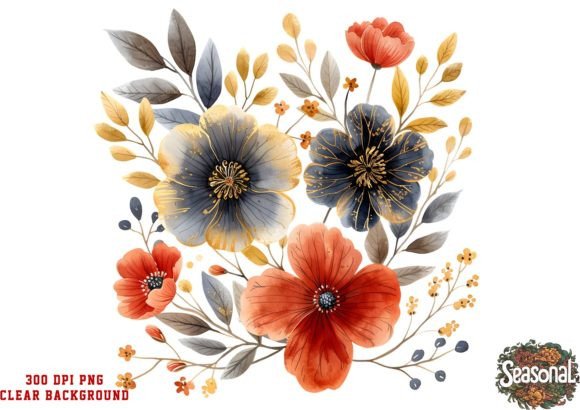 Watercolor Wedding Wreath Clipart: A Spring Design Essential
