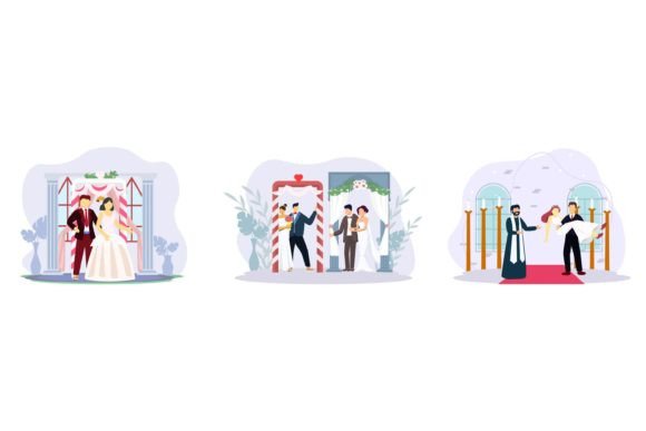 Wedding Memorial Moment Flat Design: A Modern Visual Guide