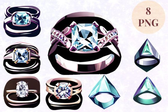 Wedding Ring 14 Clipart PNG: A Versatile Asset for Your Business
